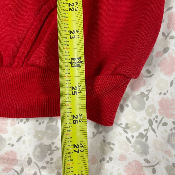 Indiana University Red Hooded Sweatshirt - Well Made / Used - Large - Picture 8 of 15